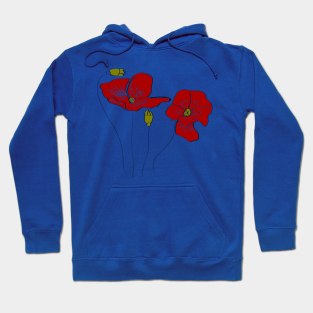 Poppy flowers Hoodie